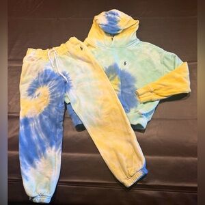 Polo Ralph Lauren Tie-Dye Hoodie and Joggers Set youth size 8-10